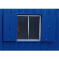 Persianas de Ventana Antivandálicas de Acero de Doble Apertura de Estilo Moderno para la Seguridad de Contenedores de Envío