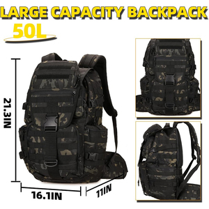 Breathable Comfortable Tactical Backpack fit Laptop Multipurpose Camouflage <b>Bag</b> for Daily Uses Travel Outdoor - Product Image 3