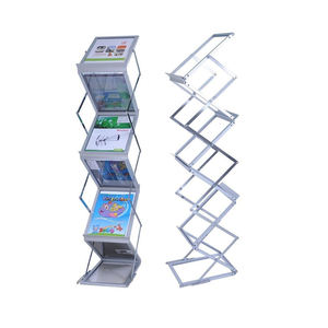 Zigzag Trade Show Equipment Catálogo Portafolletos y estante de exhibición de pancartas para revistas - Product Image 2