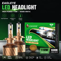 Phares LED automobiles haute intensité 110W H1 H4 H7 H11 6500K 12V – Ampoules de remplacement nouvelle génération pour montage universel sur voiture