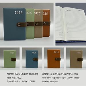 Agenda personnalisé <span class=keywords><strong>en</strong></span> gros 2026, planificateur relié, carnet de notes de <span class=keywords><strong>calendrier</strong></span> <span class=keywords><strong>professionnel</strong></span>, tailles A3 A4 A5 pour la promotion de cadeaux d'entreprise, la planification - Product Image 6