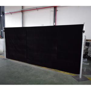 Telón de fondo portátil de terciopelo con estructura de tubos y cortinas para bodas y eventos. - Product Image 2
