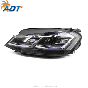 Carcasa para Faros Delanteros de Coche para Golf 7 MK7.5 2017-2018, Lentes LED DRL, Doble Haz, Bi-Xenón HID, Accesorios - Product Image 1