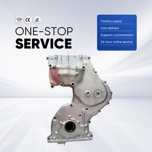 Conjunto de bomba de aceite integrada con cubierta delantera de cadena de distribución OE 21350-2A703, conjunto de repuesto de distribución del motor para Hyundai Kia - Product Image 1