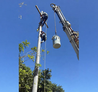 Transformateur immergé dans l'huile monophasé 25 kVA monté sur poteau 13,2 kV 60 Hz CE ISO9001 pour l'alimentation électrique agricole et résidentielle