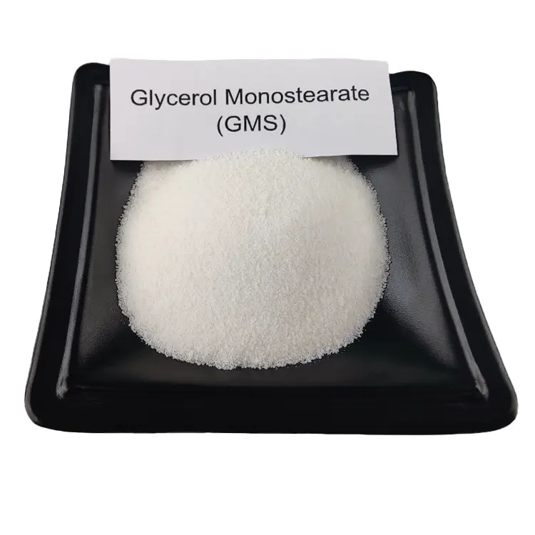 Additieve Fabrikant Fabriekslevering Gedistilleerd Monoglyceride E471 Food Grade Glycerolmonostearaat 99% Poeder