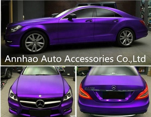 Película de revestimiento de vinilo para coche, cromado, rojo, satinado, 1,52x18m - Product Image 5