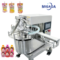 Machine automatique de remplissage et de bouchage de sachets pour eau, sauce tomate et détergent lessive
