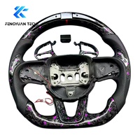 Volant personnalisé forgé sur mesure pour Dodge Charger Durango Challenger SRT RT RAM 1500 Magnum, pièces en fibre de carbone, sans airbag