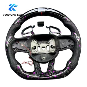 Volant de direction personnalisé forgé sur mesure pour <span class=keywords><strong>Dodge</strong></span> Charger Challenger SRT <span class=keywords><strong>Durango</strong></span> 2015 2016 2017 2018 2019 2020 2021 2022 2023 2024 - Product Image 2