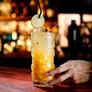 Tazas Tiki hawaianas de alta calidad Bar Fiesta temática Jugo <span class=keywords><strong>tropical</strong></span> Bebida fría Cerveza Tiki Vasos de cóctel - Product Image 5