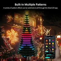 Weihnachtsbaum-Stern DC Smart RGB-Licht Fernbedienung Timer Musik-Synchronisation Bluetooth App-gesteuerte Feiertagsbeleuchtung