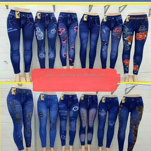 Leggings Deportivos Estampados para Yoga y Gimnasio, Modelo SJ002, Precio al por Mayor de 1.25 Dólares, Disponibles en Stock, para <span class=keywords><strong>Mujer</strong></span>, Color <span class=keywords><strong>Azul</strong></span> - Product Image 6