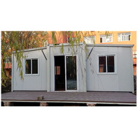 Extensible Pliable Pliable Déployant 40ft Minuscule Vert Petit Conteneur Modulaire Préfabriqué à Faible Coût Kit Maison Maison Fabriqué en Chine