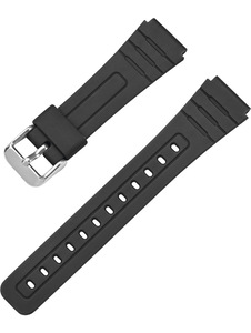 Correa de Reloj de Goma de 18 mm, Transpirable, Compatible con C Asio A168/A158/159/F84/F91W, Deportiva, Resistente al Agua, TPU, Universal para Hombre, Repuesto - Product Image 6