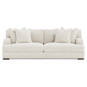 Divano moderno con cuscini morbidi e lussuosi, braccioli alti, set di divani di lusso in tessuto per soggiorno moderno. - Product Image 2