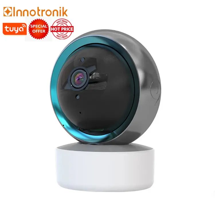 Innotronik 1080P 팬 틸트 스마트 라이프 Tuya APP 기능 무선 WiFI 실내 CCTV IP 카메라 아기 모니터 카메라