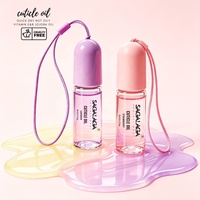 SAGALAGA Huile à cuticules en roll-on parfumée à la pêche 5 ml, Jojoba, Vitamine E, Marque privée, Logo personnalisé, OEM, Vente en gros