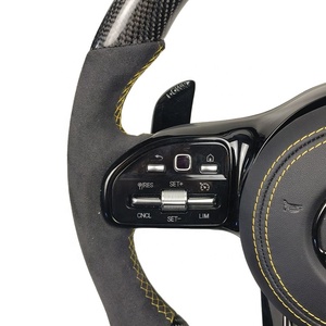 Volante Deportivo Personalizado para <span class=keywords><strong>Mercedes</strong></span> Benz <span class=keywords><strong>Clase</strong></span> A, GLA, B, GLB, C, GLC, <span class=keywords><strong>E</strong></span>, GLE, CLS 2023 - Product Image 3
