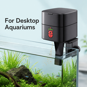 Distributore Automatico di Cibo per Acquario in Plastica da 30ml, Mini Mangiatoia Intelligente Regolabile, Fornitura OEM Personalizzata per Negozi di Animali Domestici, Vendita all'Ingrosso Globale - Product Image 2