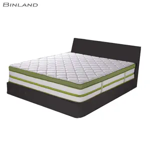 12inch Customized Sizes Pocket spring coil mattress gel memory foam mattress aloe vera natural bed mattress