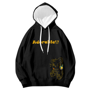 Maglione Pullover con stampa <span class=keywords><strong>Panda</strong></span> nuovo Design all'ingrosso Fitspi felpa con <span class=keywords><strong>cappuccio</strong></span> Casual da uomo stampa 3d per Dropshipping - Product Image 2