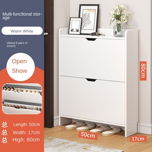 Seau rabattable moderne ultra-mince en bois massif armoire à <span class=keywords><strong>chaussures</strong></span> entrée de la maison <span class=keywords><strong>petit</strong></span> appartement montage mural 2025 nouvelles explosions chaussure - Product Image 6