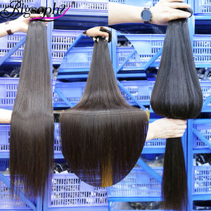 Extensiones de Cabello Natural Liso y Sedoso, Color Natural, Cabello Humano Premium, Sin Enredos, Sin Caída - Product Image 3