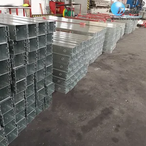 Professional Supplier Width 200mm Indoor Galvanized Steel Cable Trunking Tray