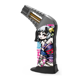 2023 logotipo personalizado portátil gran oferta de alta calidad de metal inclinado antorcha encendedor para la venta al por mayor - Product Image 5