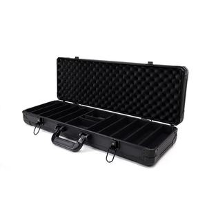 Offre Spéciale 500 pièces boîtier en aluminium noir avec logo boîte <span class=keywords><strong>vide</strong></span> durable pour le stockage de jetons de <span class=keywords><strong>poker</strong></span> de 40 43mm et d'accessoires de casino - Product Image 1