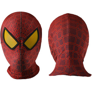 Costume da Uomo Adulto Ispirato a <span class=keywords><strong>Spider</strong></span>-<span class=keywords><strong>Man</strong></span>, Tuta Nera con Motivo a Ragnatela e Maschera, Costume per Halloween - Product Image 5