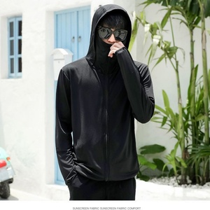 Outdoor Series Design Fishing Wear <b>Sunscreen</b> Quick Drying Long Sleeve Face Protection UPF 50 Fishing Hoodie - Product Image 4
