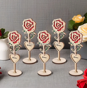 Su misura in legno fiori conservati rose di legno per i regali di anniversario - Product Image 1
