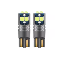 Ampoule LED HOLY T10 haute luminosité W5W 3030 6SMD 12V/24V Canbus pour éclairage intérieur de voiture et plaque d'immatriculation