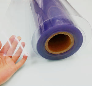 Hojas de plástico de PVC transparente rígido OEM Tamaño de rollo impreso UV 0,2mm-2mm de espesor Aplicación de luz Servicios de corte y moldeo incluidos - Product Image 5