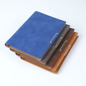 Carnet de notes A5 personnalisable en cuir PU, à feuilles mobiles, avec texture mate délicate, idéal pour l'impression de logos - Product Image 2