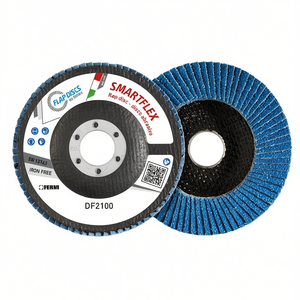 Disque à lamelles Fervi Smartflex Classic 115 mm, disque abrasif sans fer pour le ponçage du métal - Product Image 1