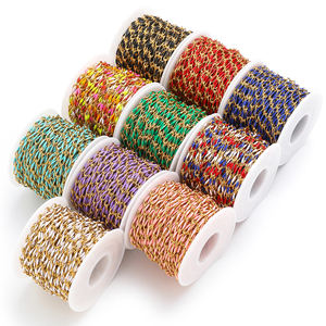 उच्च गुणवत्ता वाले स्टेनलेस स्टील ड्रॉप तेल श्रृंखला 3.7 मिमी विस्तृत गहने <span class=keywords><strong>diy</strong></span> रंगीन चेन डिय हार ब्रेसलेट चेन सामान - Product Image 2