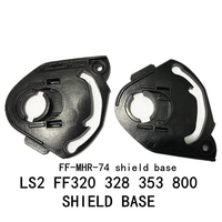 LS2 FF320 328 353 800 Mécanismes Casque de moto avec protection de verrouillage confortable Base de lentille pour une sécurité optimale
