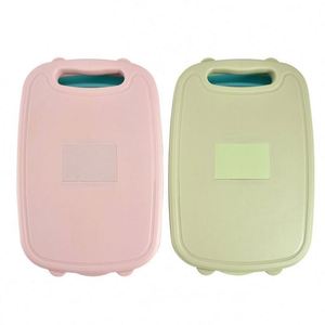 Bbq Prep Tub Plastic Foldable Collapsible Chopping Cutting Board Set with Water Drain Storage Basket Knife Set - Product Image 1
