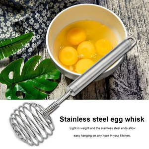 Batidor de Bolas de Acero Inoxidable, Batidor Manual para Mantequilla y Huevos, Triturador de Aguacates y Patatas, Batidor Manual, Herramientas de Cocina para Repostería - Product Image 4