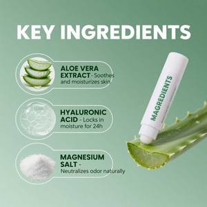 OEMユニセックスデオドラント脇の下ボディケアロールオン制汗デオドラント汗と臭気保護長持ちするジェルデオドラント - Product Image 2