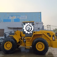 Chargeur frontal Volvo d'occasion de 15 tonnes, chargeur sur pneus Volvo avec godet de 5 m³, modèles L150H