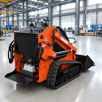 Mini-chargeuse compacte sur chenilles, moteur Kubota, CE EPA EURO5, pour ferme et jardin, directement de l'usine