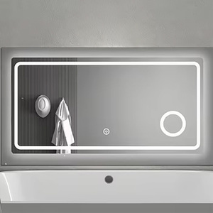 Espejo de Baño Rectangular Inteligente 2026, Famoso en Internet, con Sensor Táctil, Luz de 3 Colores, Antivaho, para Hotel - Product Image 2