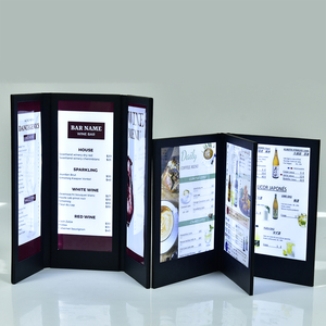 Chất lượng cao da tùy chỉnh Led <span class=keywords><strong>menu</strong></span> cà phê Nhà hàng Cá nhân không thấm nước sáng A4 LED <span class=keywords><strong>menu</strong></span> cuốn sách - Product Image 5