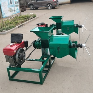 Double Screw Palm Fruit Oil Press Machine Diesel &amp; Motor Dual Use Palm <strong>Kernel</strong> Oil Extractor 8HP Diesel Engine Full Set - Product Image 2