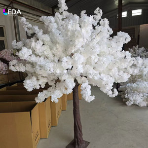 LEDA Custom White Red Large Cherry Blossom <b>Tree</b> Wedding Banquet Decoration Drooping Cherry Flower Artificial <b>Tree</b> - Product Image 2