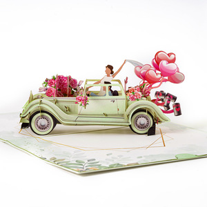Nouvelle carte de mariage 3D Saint Valentin <span class=keywords><strong>lettre</strong></span> d'invitation de mariage carte de décoration de fête de mariage - Product Image 6